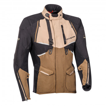 Giacche Moto Lunghe Ixon Eddas Sand Brown Black