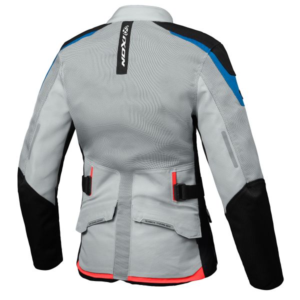 Ixon M-Njord Light Grey Blue Bright Red