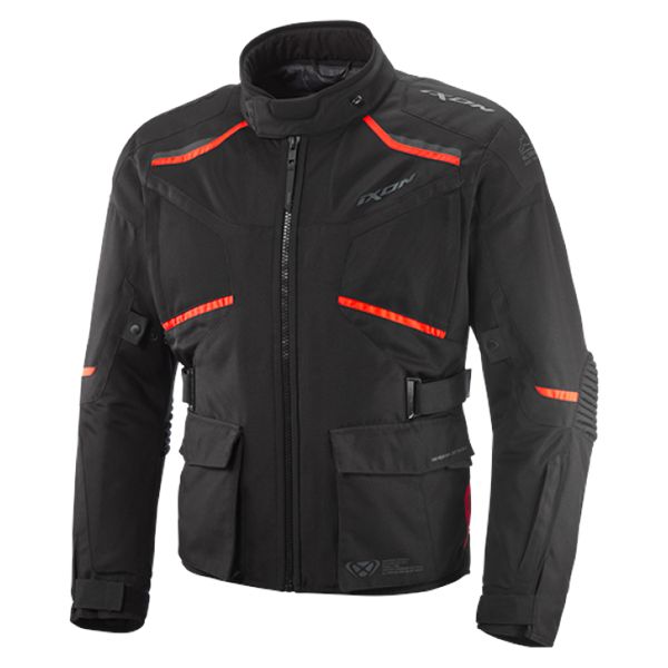 Giacche Moto Lunghe Ixon Midgard Air C Black Bright Red