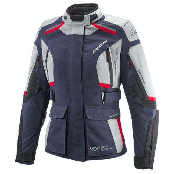 Giacche Moto Lunghe Ixon Midgard Lady Grege Navy Black