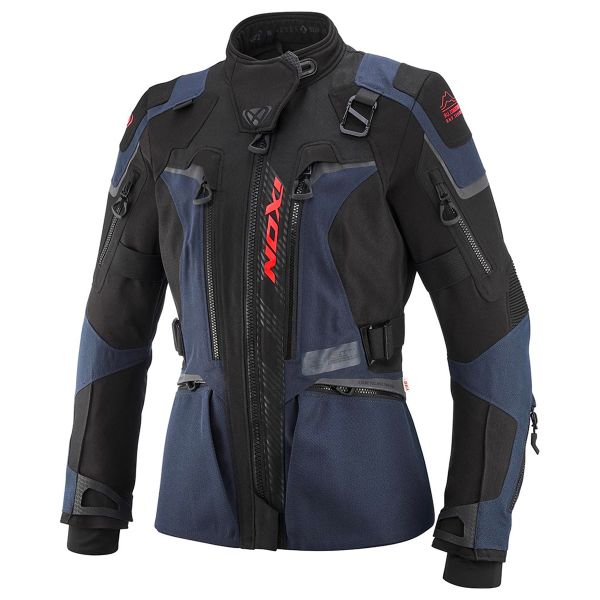 Giacche Moto Lunghe Ixon Odin Lady Navy Nero Rosso Giacche Moto Lunghe Ixon Odin Lady Navy Nero Rosso