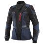 Giacche Moto Lunghe Ixon Odin Lady Navy Nero Rosso
