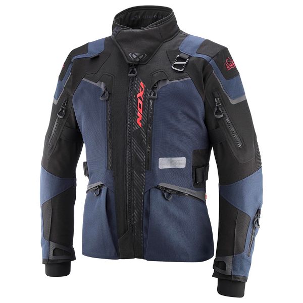 Giacche Moto Lunghe Ixon Odin Navy Nero Rosso Giacche Moto Lunghe Ixon Odin Navy Nero Rosso
