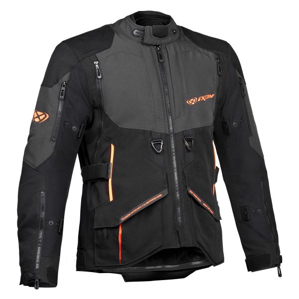 Giacche Moto Lunghe Ixon Ragnar Black Anthracite Orange Giacche Moto Lunghe Ixon Ragnar Black Anthracite Orange