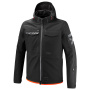 Giacche Moto Lunghe Ixon Square Black Bright Red