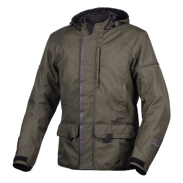 Giacche Moto Lunghe Macna Mondo Military Green