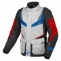 Giacche Moto Lunghe Macna Rancher Light Grey Blue Red