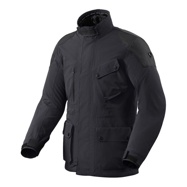 Giacche Moto Lunghe REV'IT Denver H2O Black