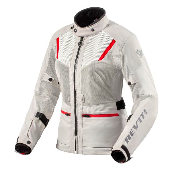 Giacche Moto Lunghe REV'IT Levante 2 H2O Ladies Silver