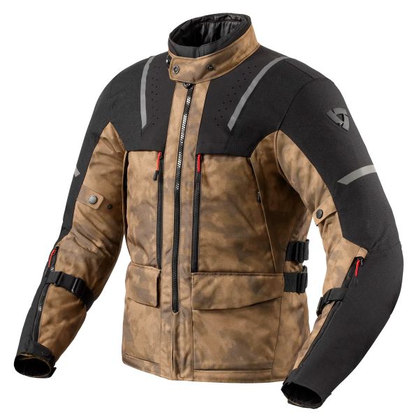 Giacche Moto Lunghe REV'IT Offtrack 2 H2O Black Brown
