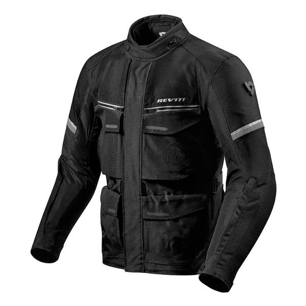 Giacche Moto Lunghe REV'IT Outback 3 Nero Argento