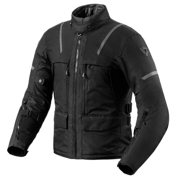 Giacche Moto Lunghe REV'IT Outback 4 H2O Black Giacche Moto Lunghe REV'IT Outback 4 H2O Black