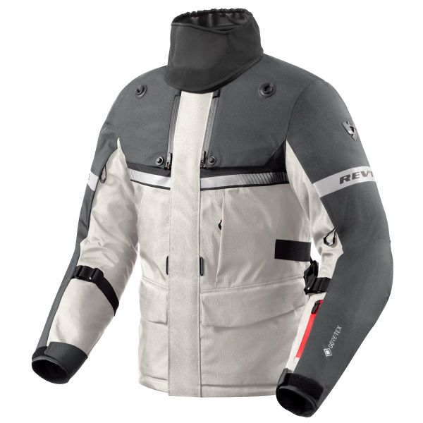 Giacche Moto Lunghe REV'IT Poseidon 3 GTX Silver Anthracite Giacche Moto Lunghe REV'IT Poseidon 3 GTX Silver Anthracite