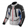 Giacche Moto Lunghe REV'IT Sand 4 H2O Argento Blu