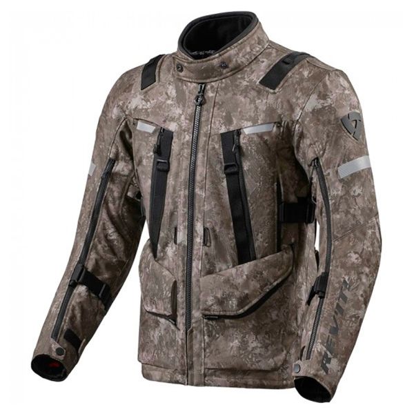 Giacche Moto Lunghe REV'IT Sand 4 H2O Camouflage Marrone