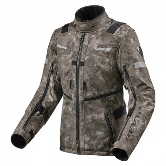 Giacche Moto Lunghe REV'IT Sand 4 H2O Ladies Camouflage Marrone