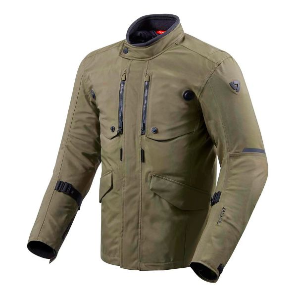 Giacche Moto Lunghe REV'IT Trench GTX D.Verde