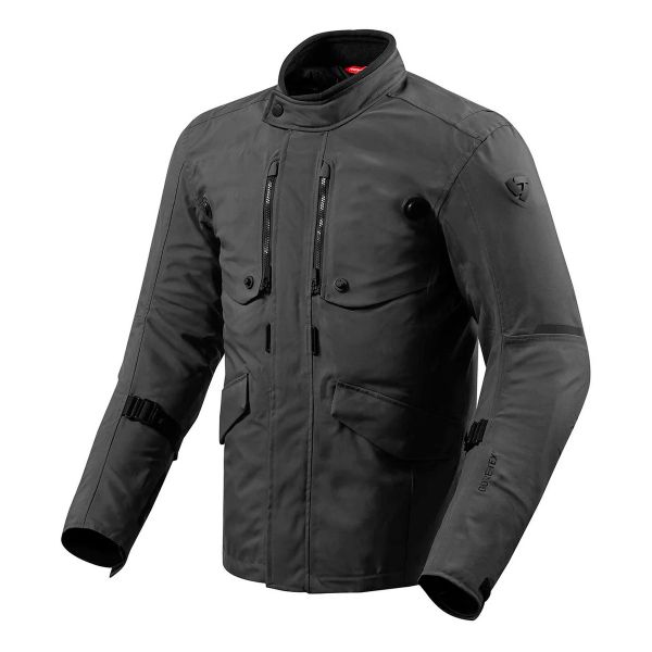 Giacche Moto Lunghe REV'IT Trench GTX Nero