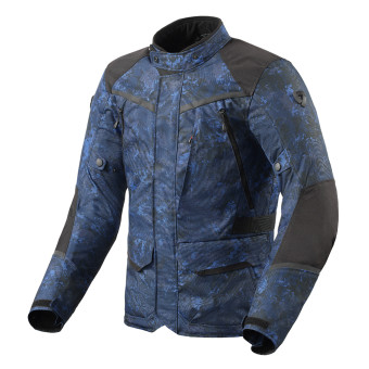 Giacche Moto Lunghe REV'IT Voltiac 3 H2O Camo Blue