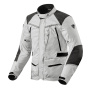Giacche Moto Lunghe REV'IT Voltiac 3 H2O Ladies Silver Black