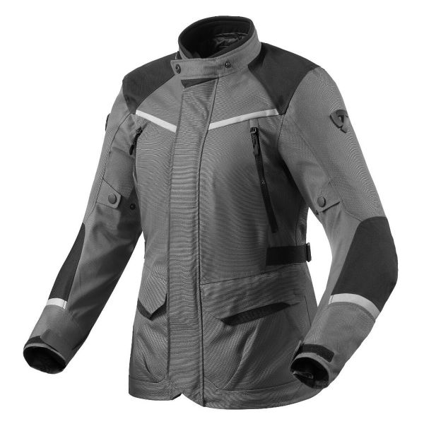 Giacche Moto Lunghe REV'IT Voltiac 3 H2O Ladies Grey Black
