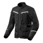 Giacche Moto Lunghe REV'IT Voltiac 3 H2O Black Silver