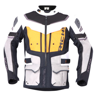 Giacche Moto Lunghe Richa Infinity 2 Adventure Grey Orange