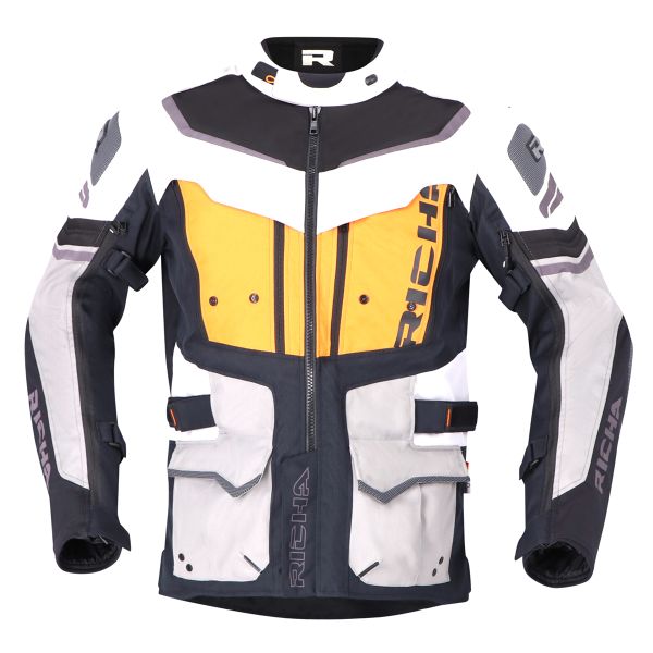 Giacche Moto Lunghe Richa Infinity 2 Adventure Grey Orange Giacche Moto Lunghe Richa Infinity 2 Adventure Grey Orange