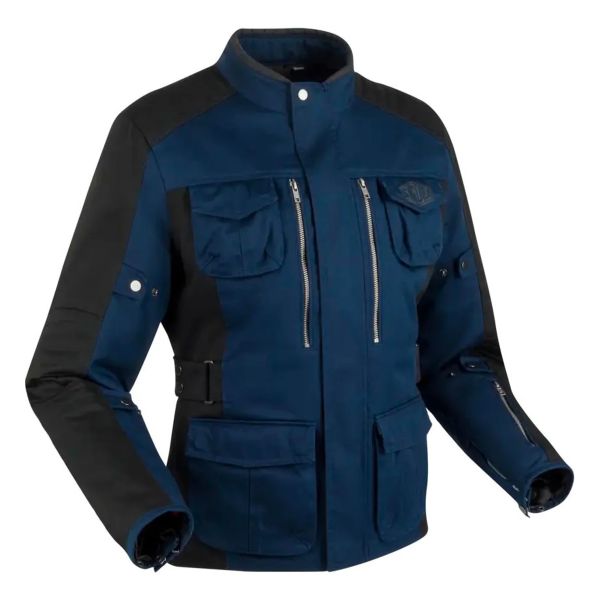 Giacche Moto Lunghe Segura Bora Navy Black Giacche Moto Lunghe Segura Bora Navy Black