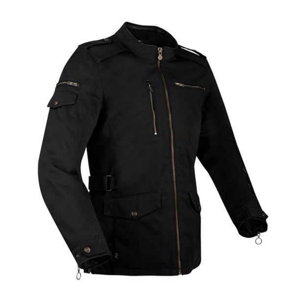 Giacche Moto Lunghe Segura Leyton Black