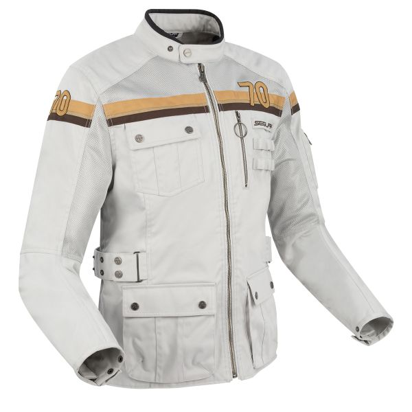 Giacche Moto Lunghe Segura Mojo Grey Brown
