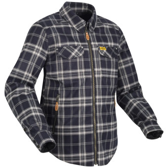 Giacche Moto Lunghe Segura Sovracamicia Traffic White Navy