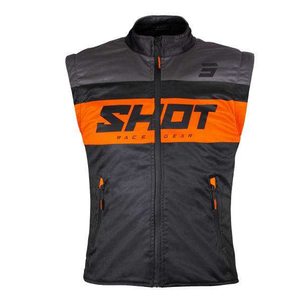 Giacche Moto Lunghe SHOT Scaldacorpo Lite Nero Arancione
