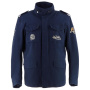 Giacche Moto Lunghe Von Dutch Section Tela Coton Blu