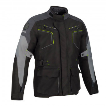 Giacche Moto Lunghe Bering Winnipeg Black Grey Fluo