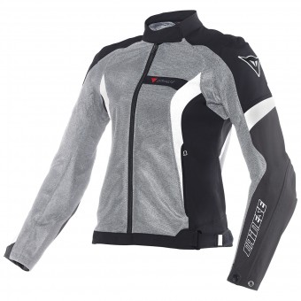 Giacche moto Dainese Air-Crono Lady Anthracite Black White