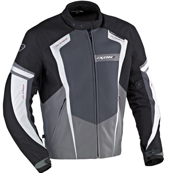 Giacche moto Ixon Airway HP Nero Grigio Bianco