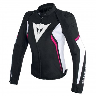 Giacche moto Dainese Avro D2 Lady Black White Fuscia