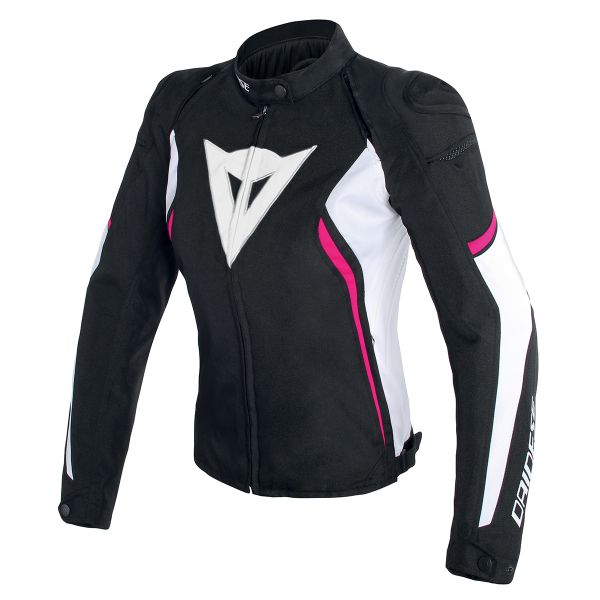 Giacche moto Dainese Avro D2 Lady Black White Fuscia