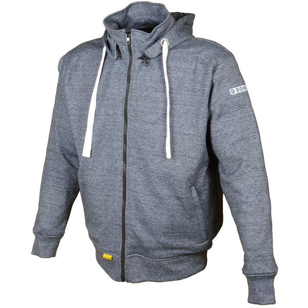 Giacche moto Booster Hoodie Kevlar Core Navy Blue