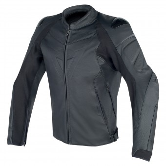 Giacche moto Dainese Fighter Perforted Leather Black