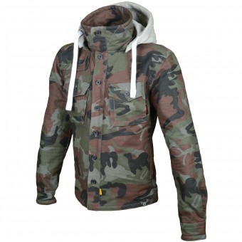 Giacche moto Booster Hoodie Kevlar Hunt Camo