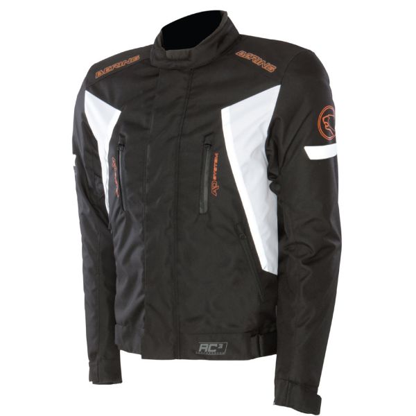 Giacche moto Bering Katana Nero Bianco Arancione
