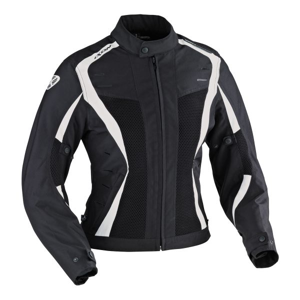 Giacche moto Ixon Rainbow HP Nero Bianco