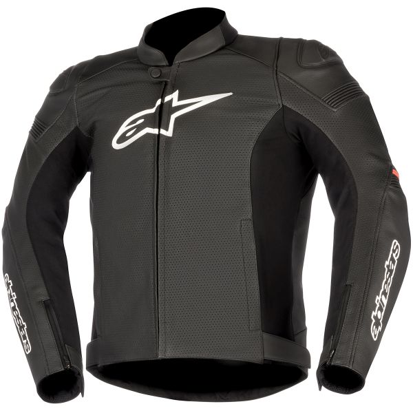 Giacche moto Alpinestars SP-1 Leather Airflow Black Red