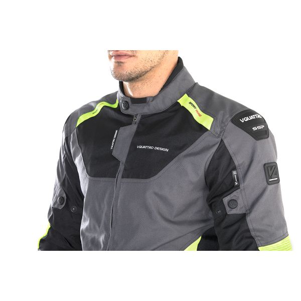 V'Quattro SP-21 Black Grey Yellow