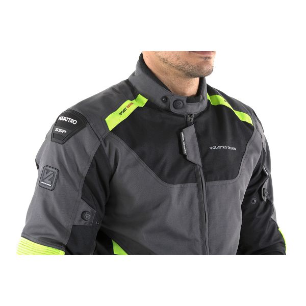 V'Quattro SP-21 Black Grey Yellow