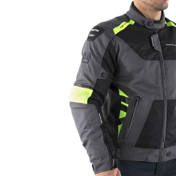 V'Quattro SP-21 Black Grey Yellow