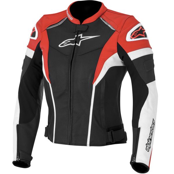 Giacche moto Alpinestars Stella GP PLUS R Nero Bianco Rosso