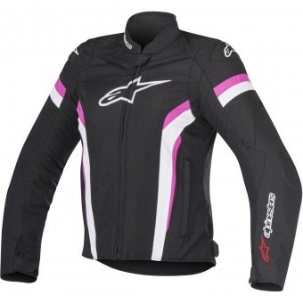 Giacche moto Alpinestars Stella T-GP Plus R V2 Air Black White Fuchsia Giacche moto Alpinestars Stella T-GP Plus R V2 Air Black White Fuchsia